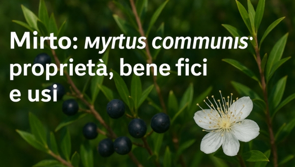 Myrtus communis: proprietà, benefici e potenziale terapeutico