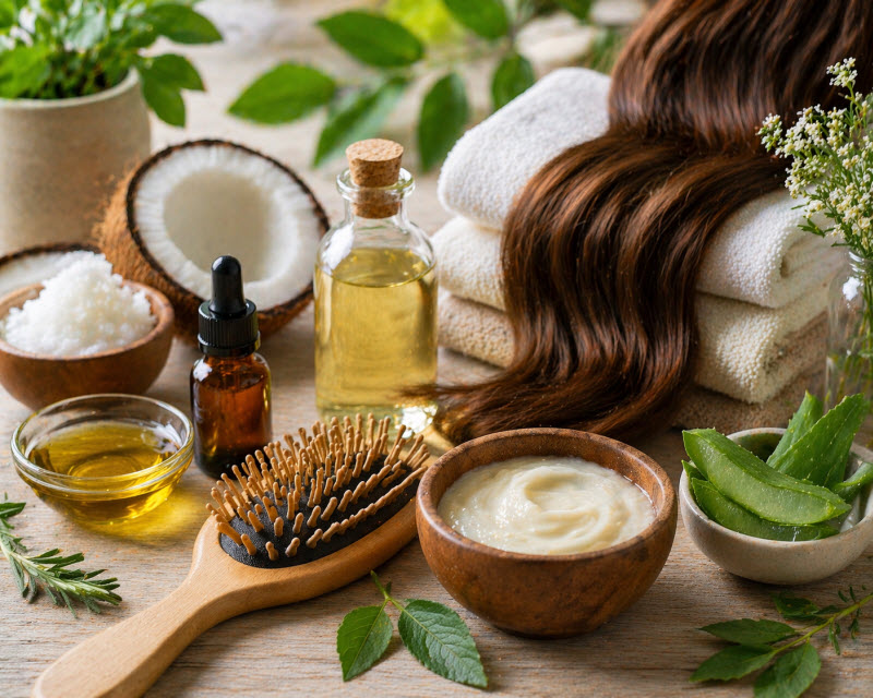 Capelli naturali e forti