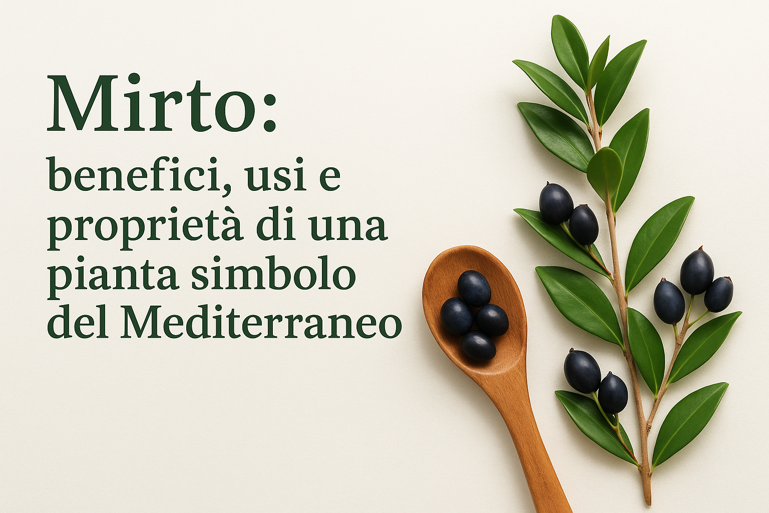 Mirto: benefici, usi e propietà