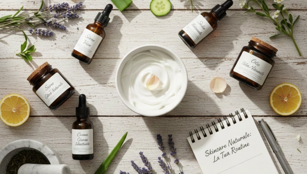 Prodotti skincare naturali 