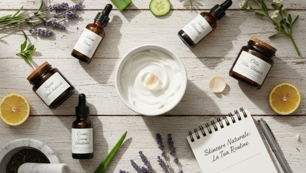 Prodotti skincare naturali 