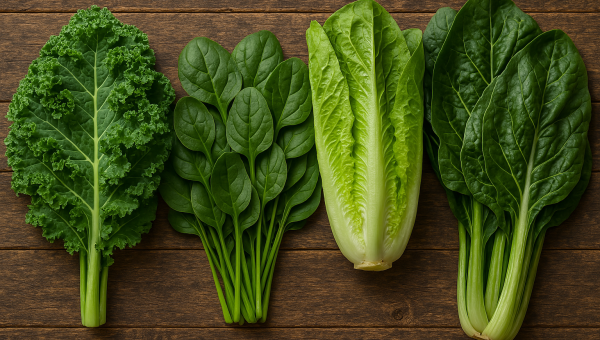 Verdure a foglia verde