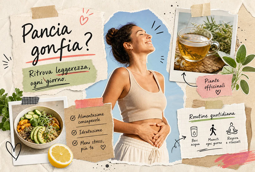 Come sgonfiare la pancia con rimedi naturali