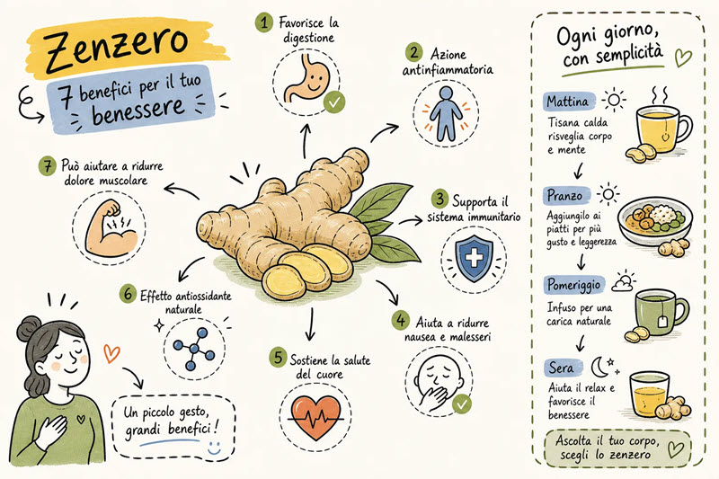 Benefici dello zenzero