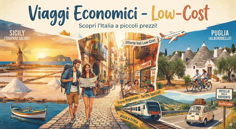 Viaggiare spendendo poco