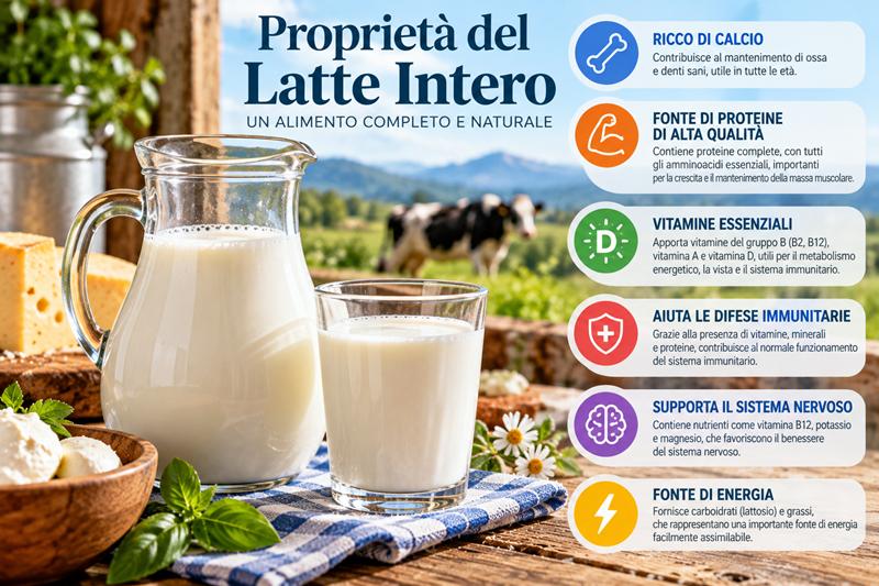 Proprietà latte intero