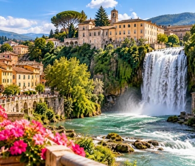 Isola Liri e la cascata