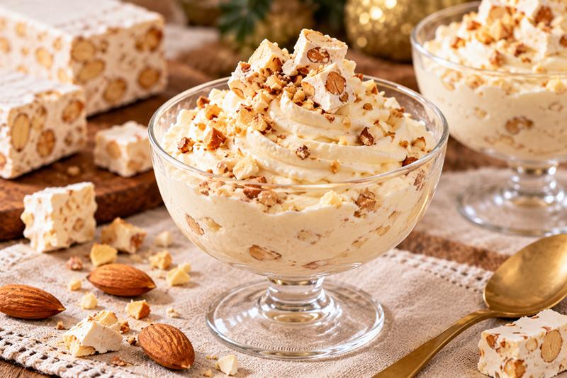 Spuma al torrone