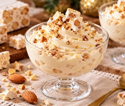 Spuma al torrone